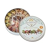 Pistachio Turkish Delight - Zaitoune Pomegranate and Rose Turkish Delights Candy Gift Assortment - Authentic Handmade Turkish Lokum - Middle Eastern Sweets Gift Box (250G)