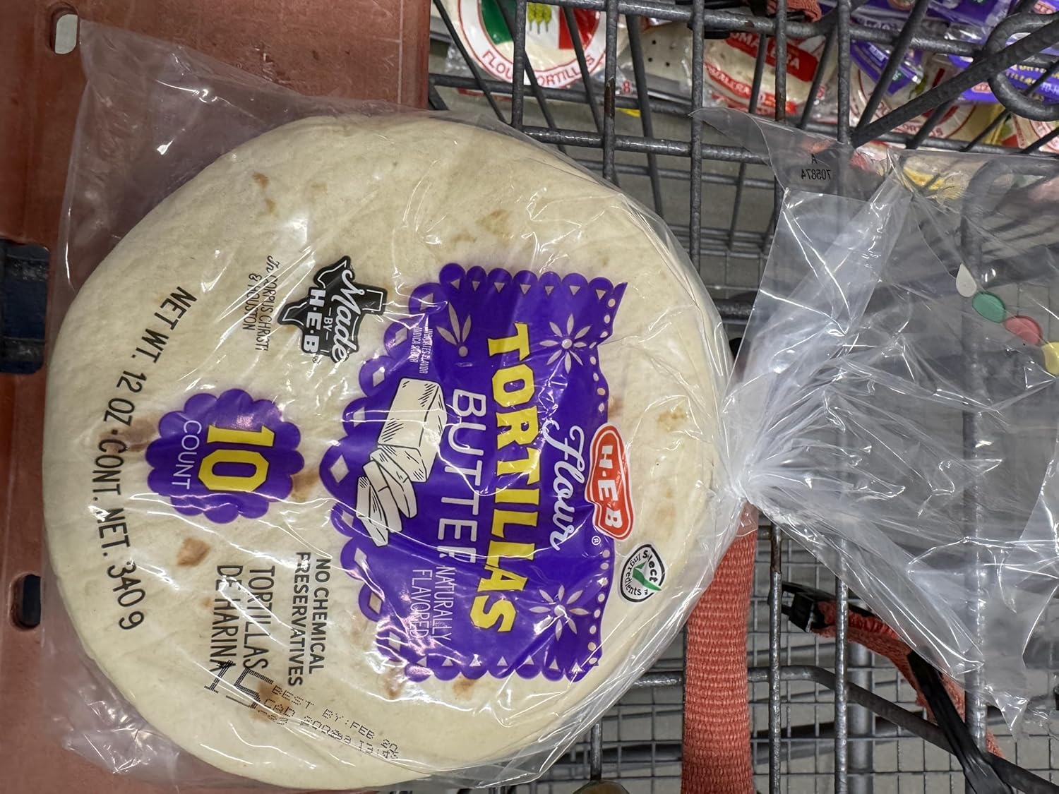 HEB H‑E‑B Flour Butter Tortillas 10 ct 4PK