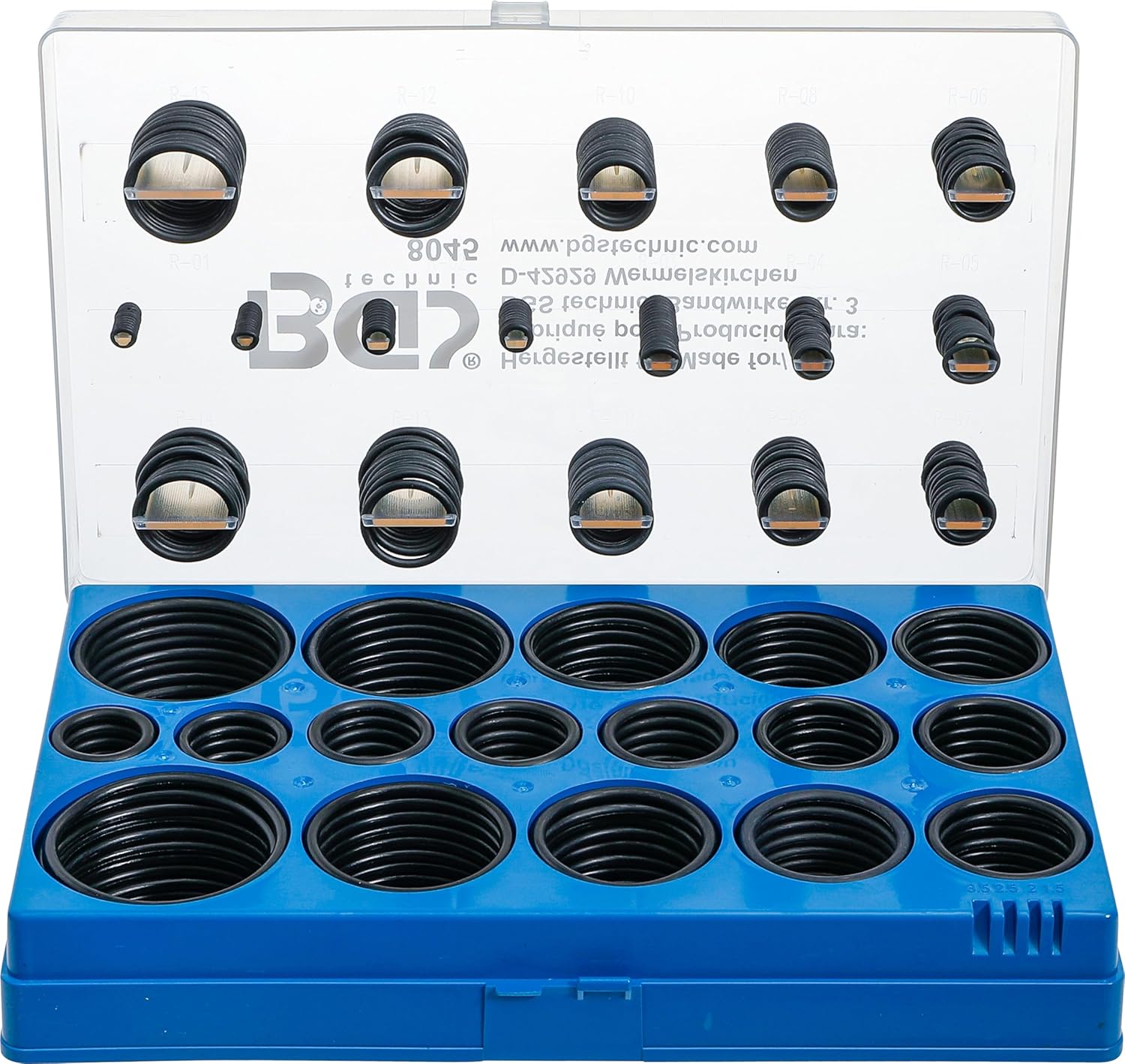 BGS 8045 | O-Ring Assortment | Ø 3 - 50 mm | 419 pcs.