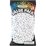 The Beadery 6 by 9mm Barrel Pony Bead, White, 900-Pieces