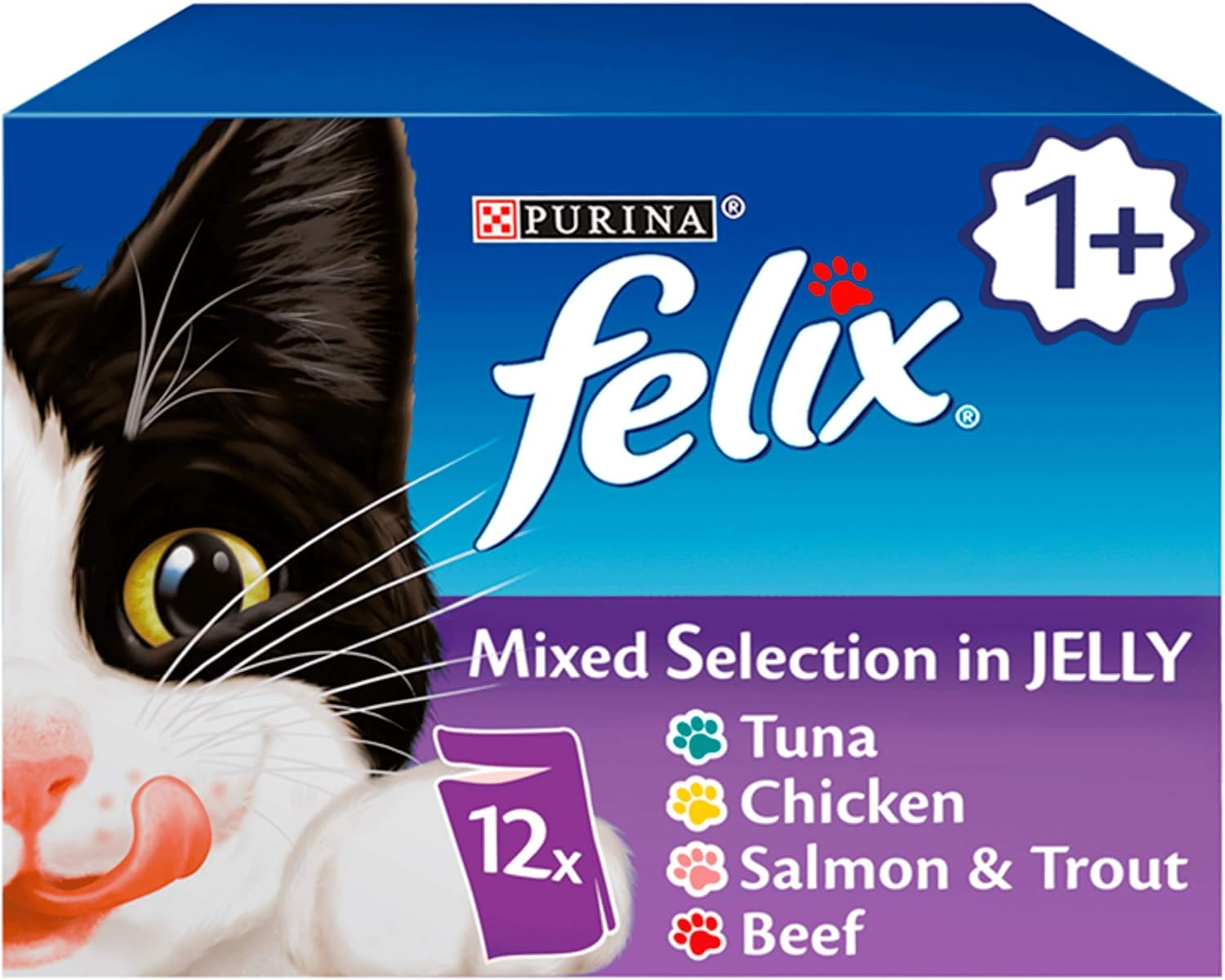 FELIX Original Mixed Selection in Jelly Wet Cat Food 12x100g