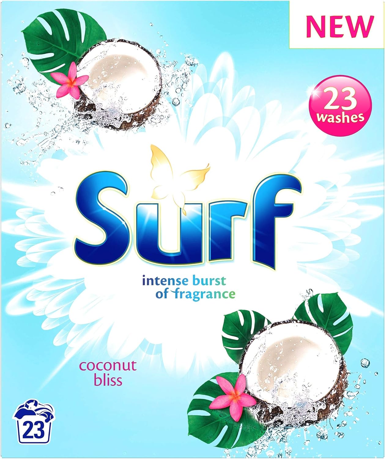 Surf Laundry Powder Coconut Bliss 23 Wash, 1.5 kg, (Pack of 1)