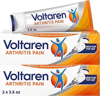 Voltaren Arthritis Pain Gel for Powerful Topical Arthritis Pain Relief - NEW Easy Open Cap - 100 g x 2