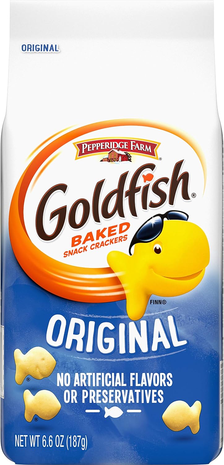 Pepperidge Farms Goldfish Saltine Baked Snack Crackers 187g