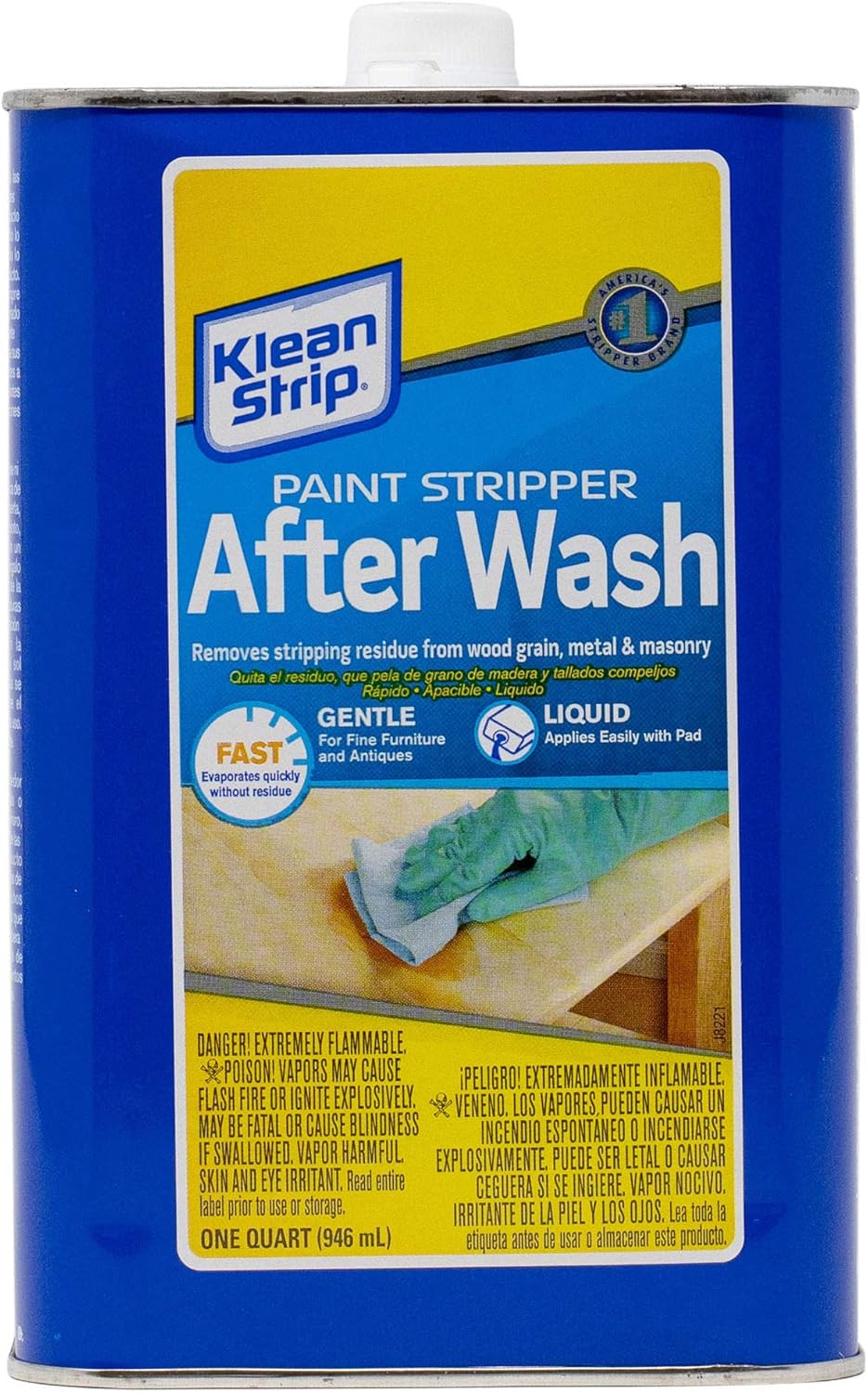KLEAN-STRIP Premium Stripper After Wash, 1 Quart (QKSW94341)
