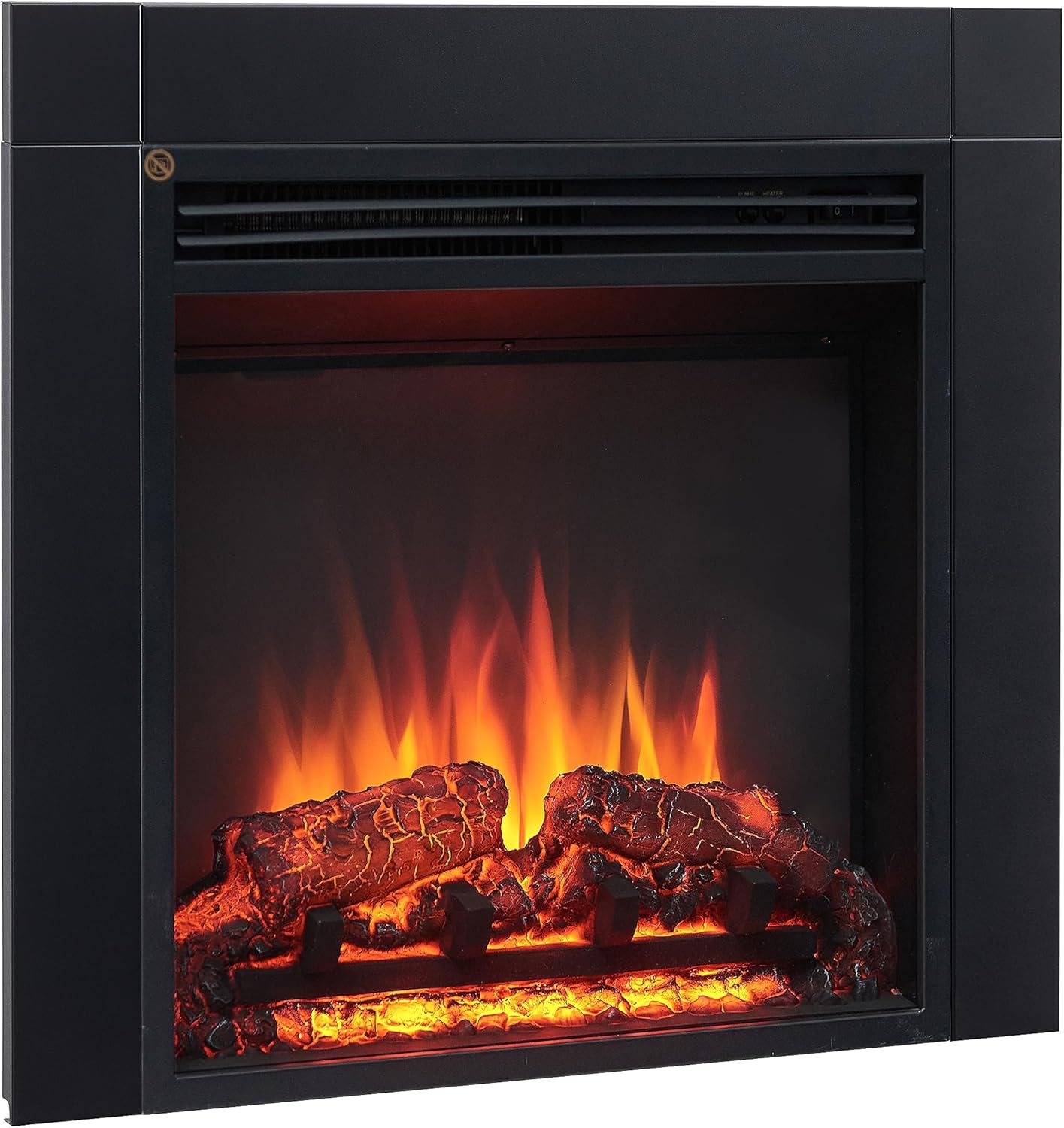 FLAMME Innsbruck Fireplace Insert Suitable for Custom Media Wall or Mantel Designs 24"/60cm - 35"/90cm