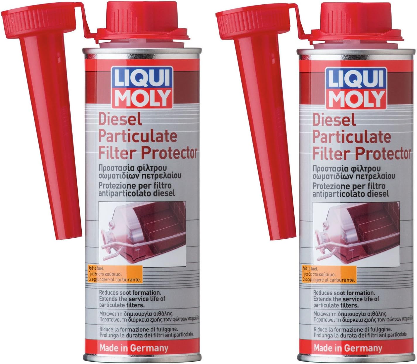 2 x Liqui Moly Diesel Particulate Filter Protector DPF Cleaner Regenerator 250ml
