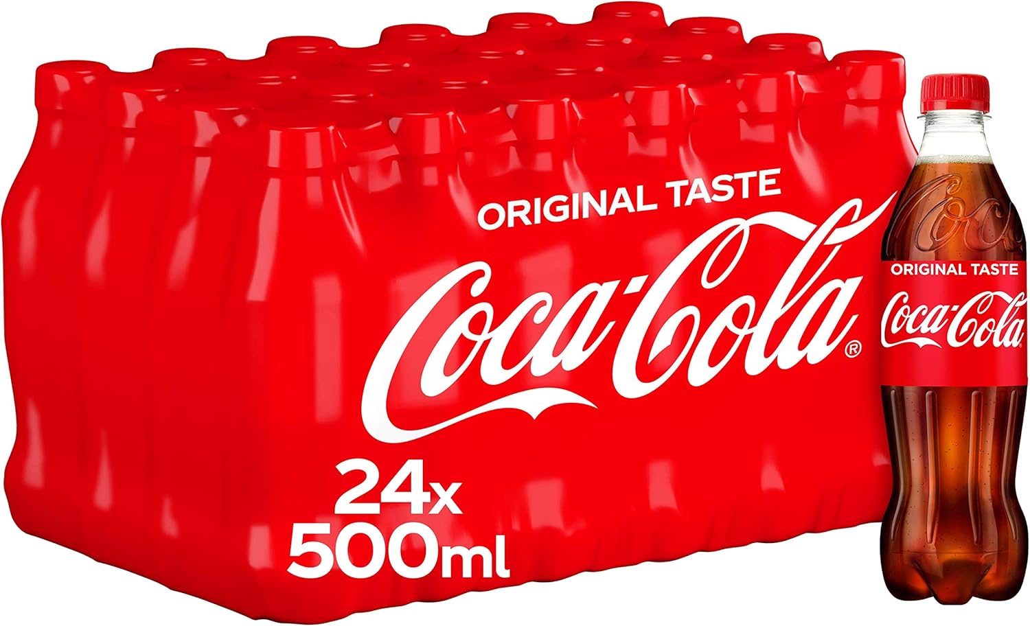 Coca Cola Classic PET Cola 500 ml (Pack of 24)