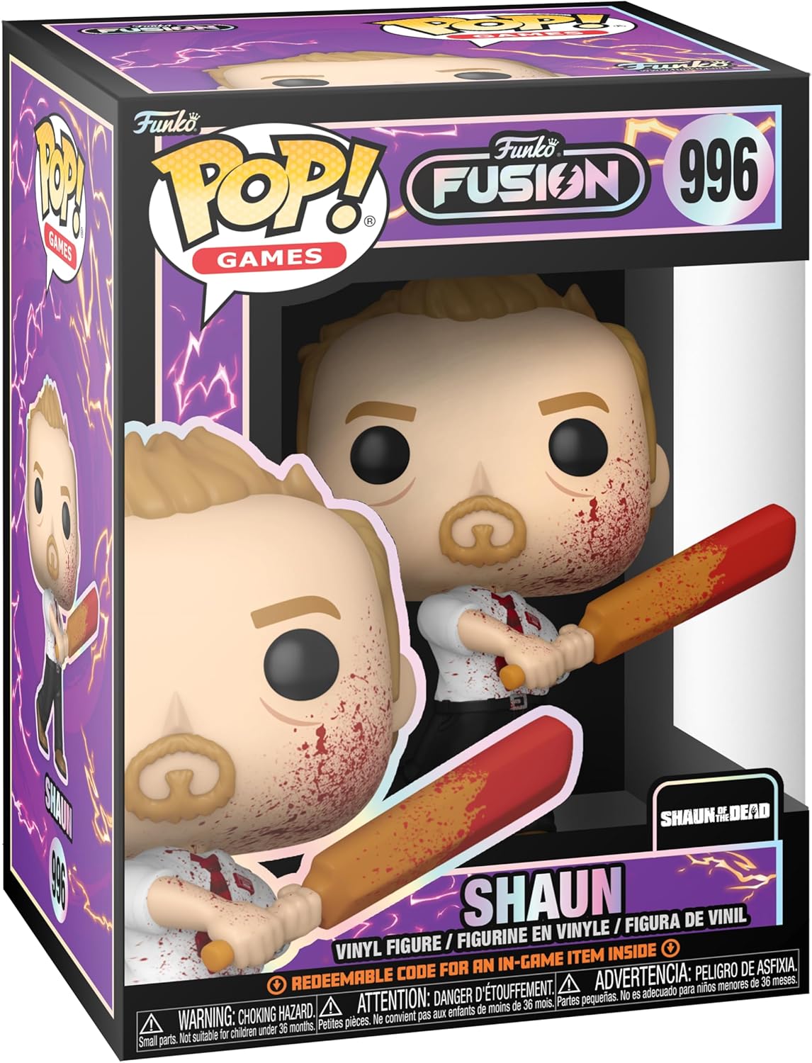 Funko POP Games: Fusion - Shaun - Shaun of The Dead - Collectable Vinyl Figure - Gift Idea - Official Merchandise - for Kids & Adults - Horror Fans - Model Figure for Collectors and Display