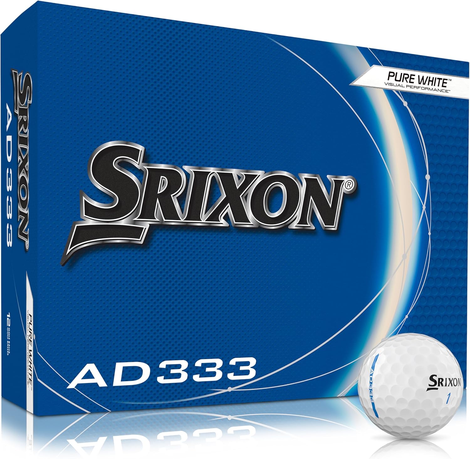 Srixon AD333 11 - High-Performance Distance and Speed Golf Balls - Low Compression - For Consistency and Control - Alignment Line - Premium Golf Accessories and Golf Gifts