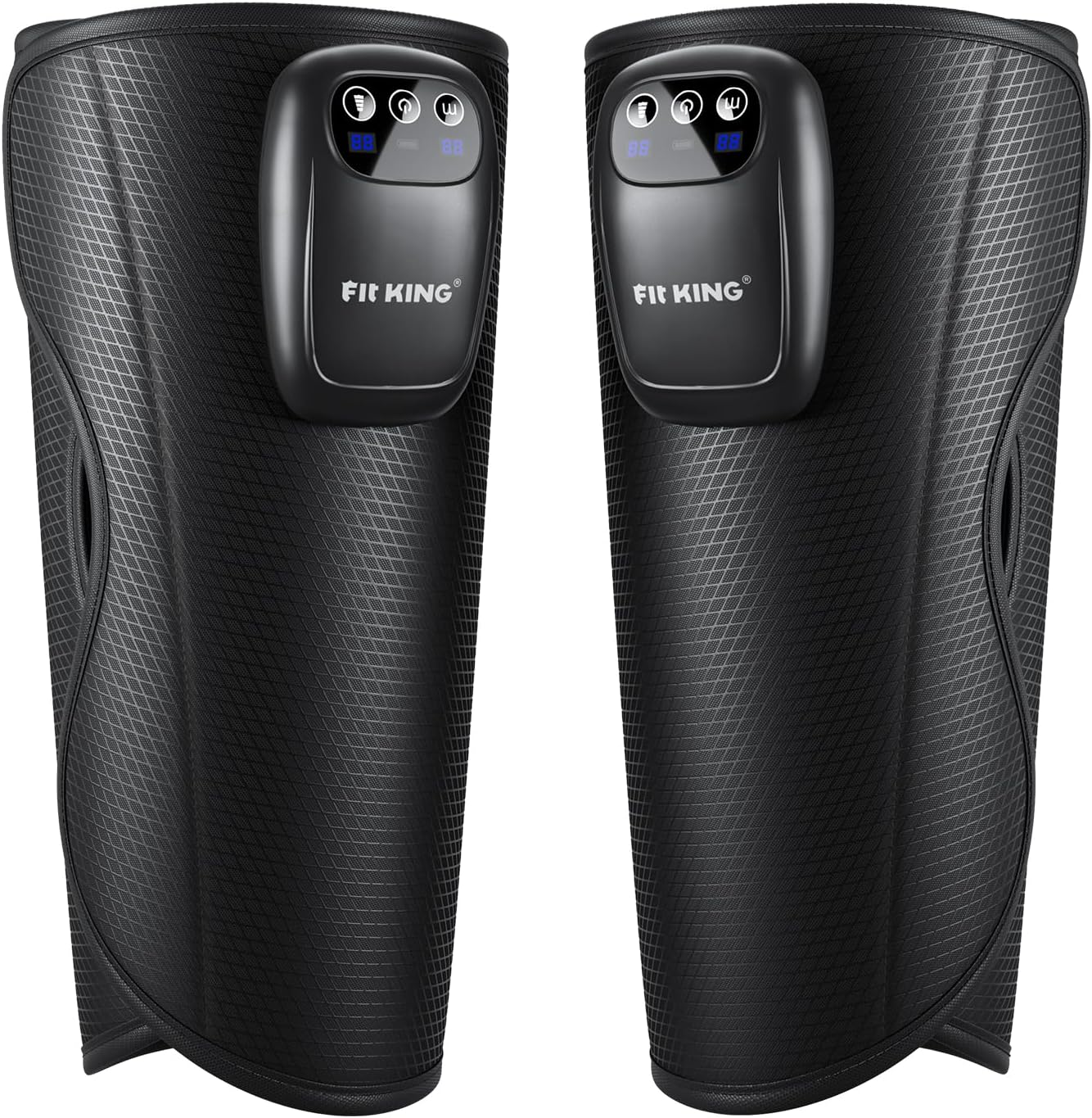 FIT KING Upgraded Cordless Calf Massager for Circulation, Rechargeable Leg Massager for Pain Relief, Relax & Fast Recovery, 3 Modes Intensities,Gift for Mom Dad, Athlete - FSA HSA Eligible