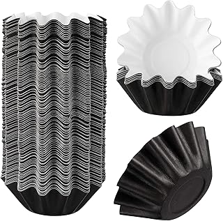 Boao Wax Melt Liners Reusable Wax Warmer Leakproof Candle Warmer Liners Wax Tray for Scented Wax, Electric Wax Warmers Pluggable Wax Melter and Burner(Black, 25 Pieces)
