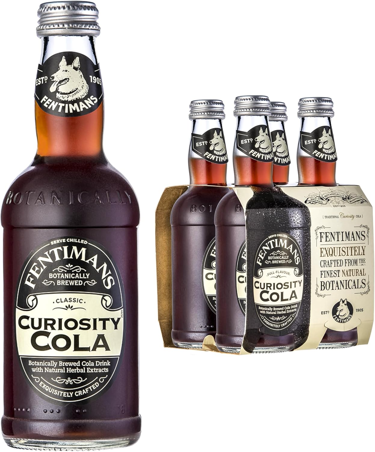 Fentimans Curiosity Cola, 4 x 275ml