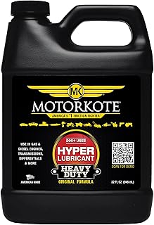 Motorkote MK-HL32-06 Heavy Duty Hyper Lubricant Engine Treatment, 32-Ounce, Single, Black