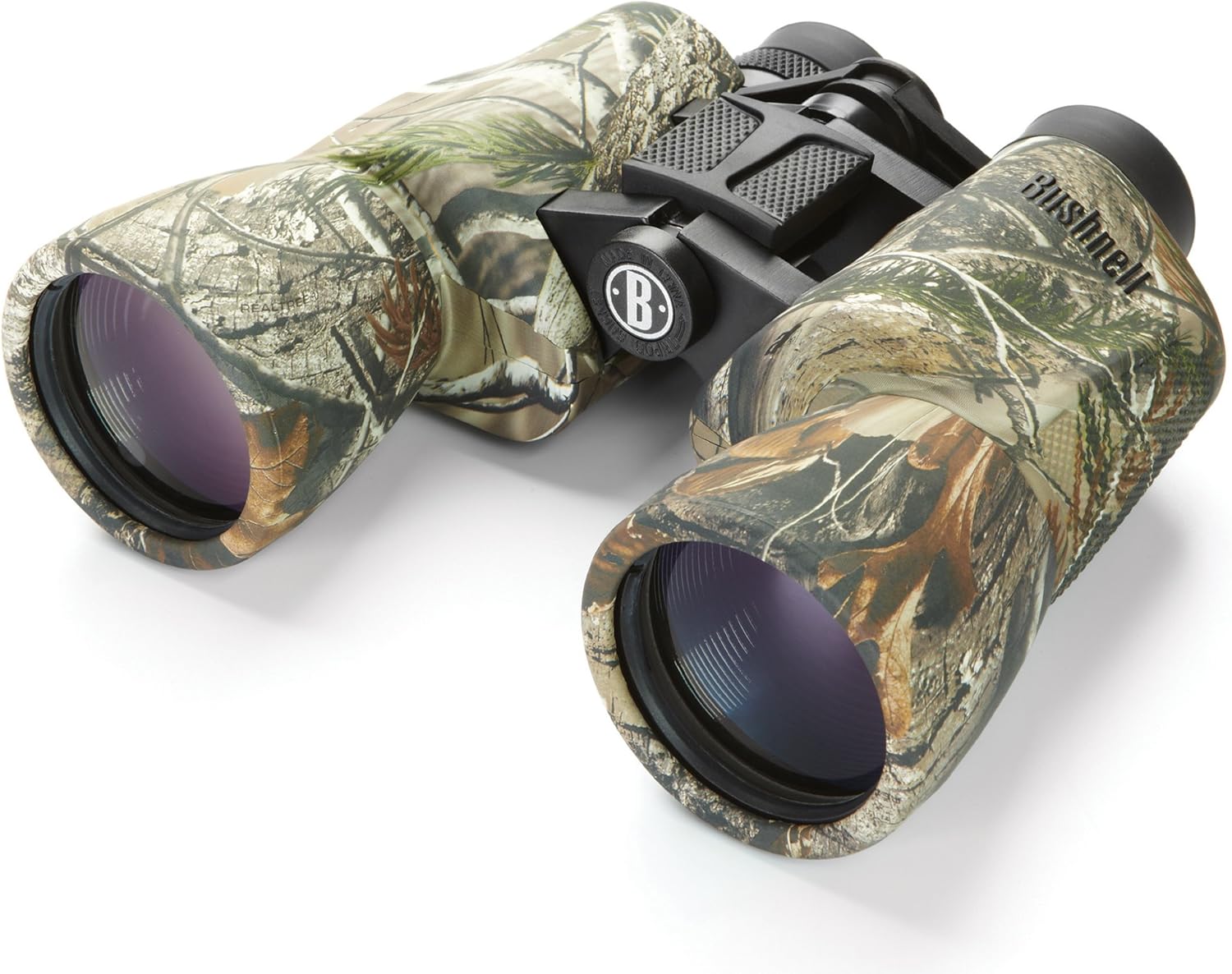 Bushnell 131055 Power View 10x50mm Porro Prism Binoculars - Real Tree AP Camouflage