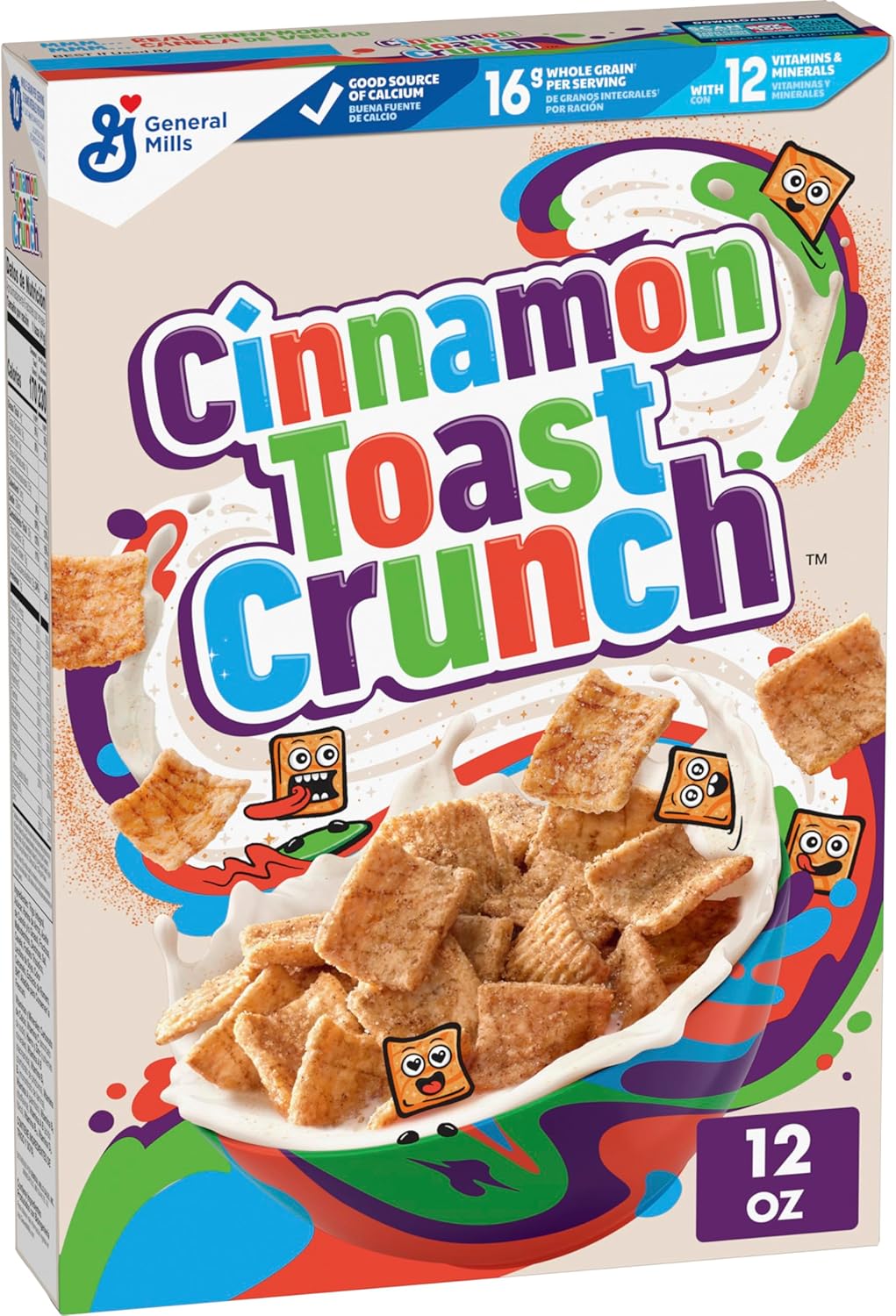Cinnamon Toast Crunch, Cereal, with Whole Grain 340g