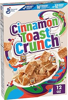 Original Cinnamon Toast Crunch Breakfast Cereal, 12 OZ Cereal Box