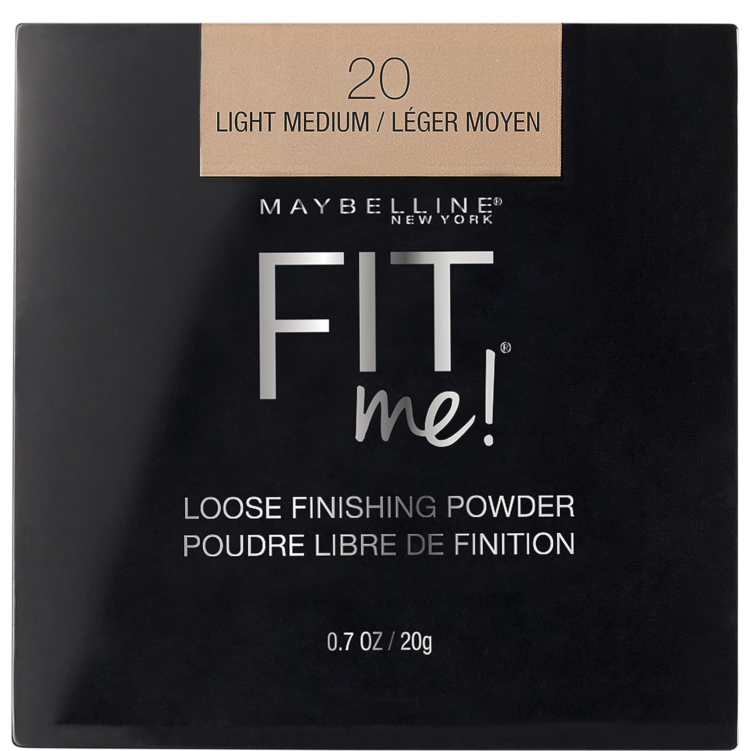 Maybelline Fit Me Loose Setting Powder, Face Powder Makeup & Finishing Powder, Light Medium, 1 Count