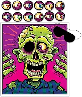 Beistle Pin The Eyeball on The Zombie Game