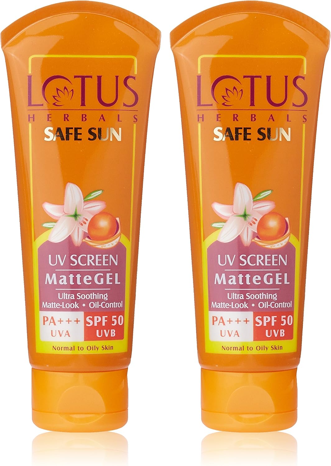 Lotus Herbals Safe Sun Uv Screen Matte Gel 100g (Set of 2)