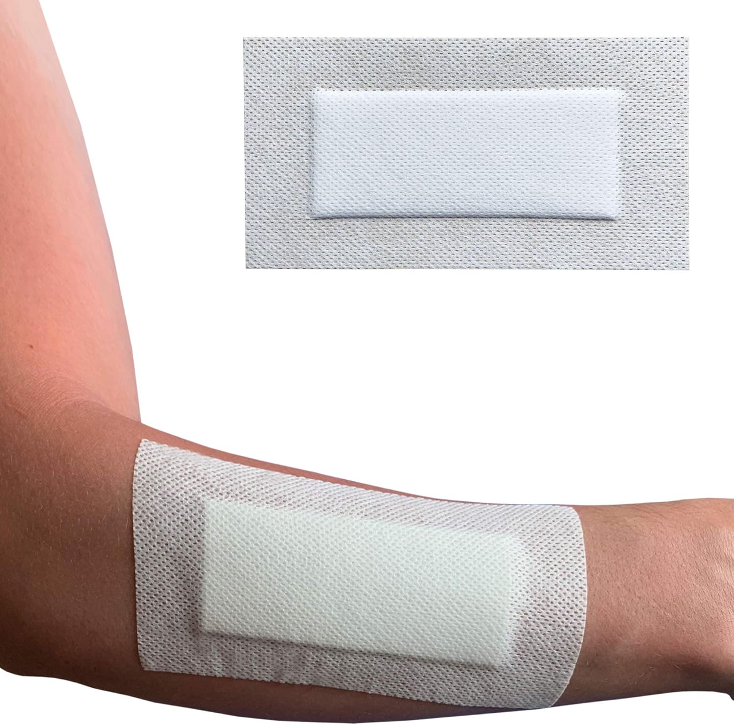 Cutiderm Adhesive Sterile Wound Dressings Pack of 10 - Suitable for cuts and grazes, Diabetic Leg ulcers, venous Leg ulcers, Small Pressure sores (80mm x 150mm)