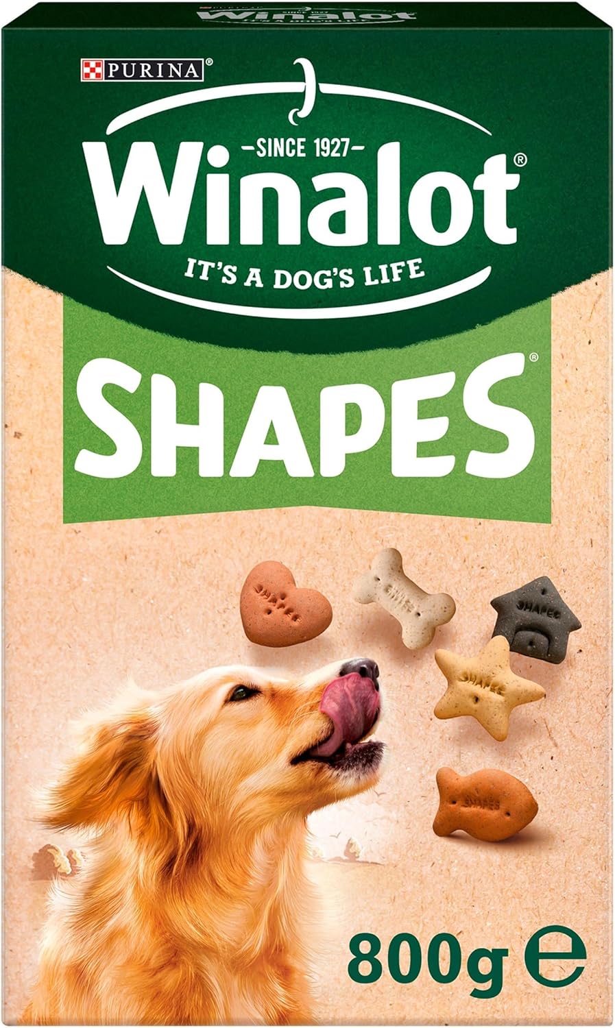 Winalot Shapes Dog Treat Biscuits 800g x Case of 5
