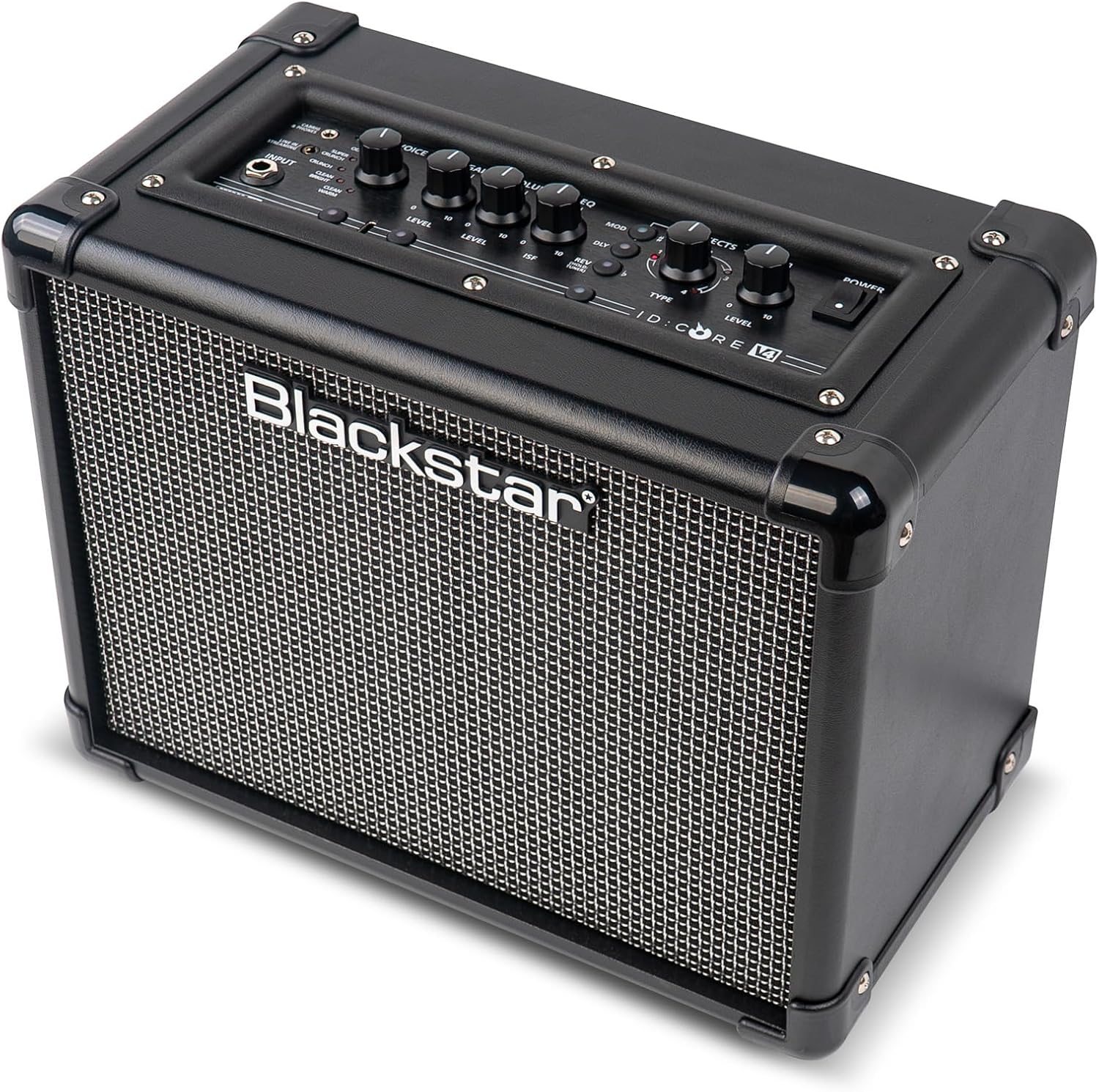 Blackstar ID Core 10 v4 Electric Guitar Combo Amplifier with Built-In Effects/Tuner and Line-In/Streaming Input & Direct USB-C Recording & 1 Watt Power Reduction