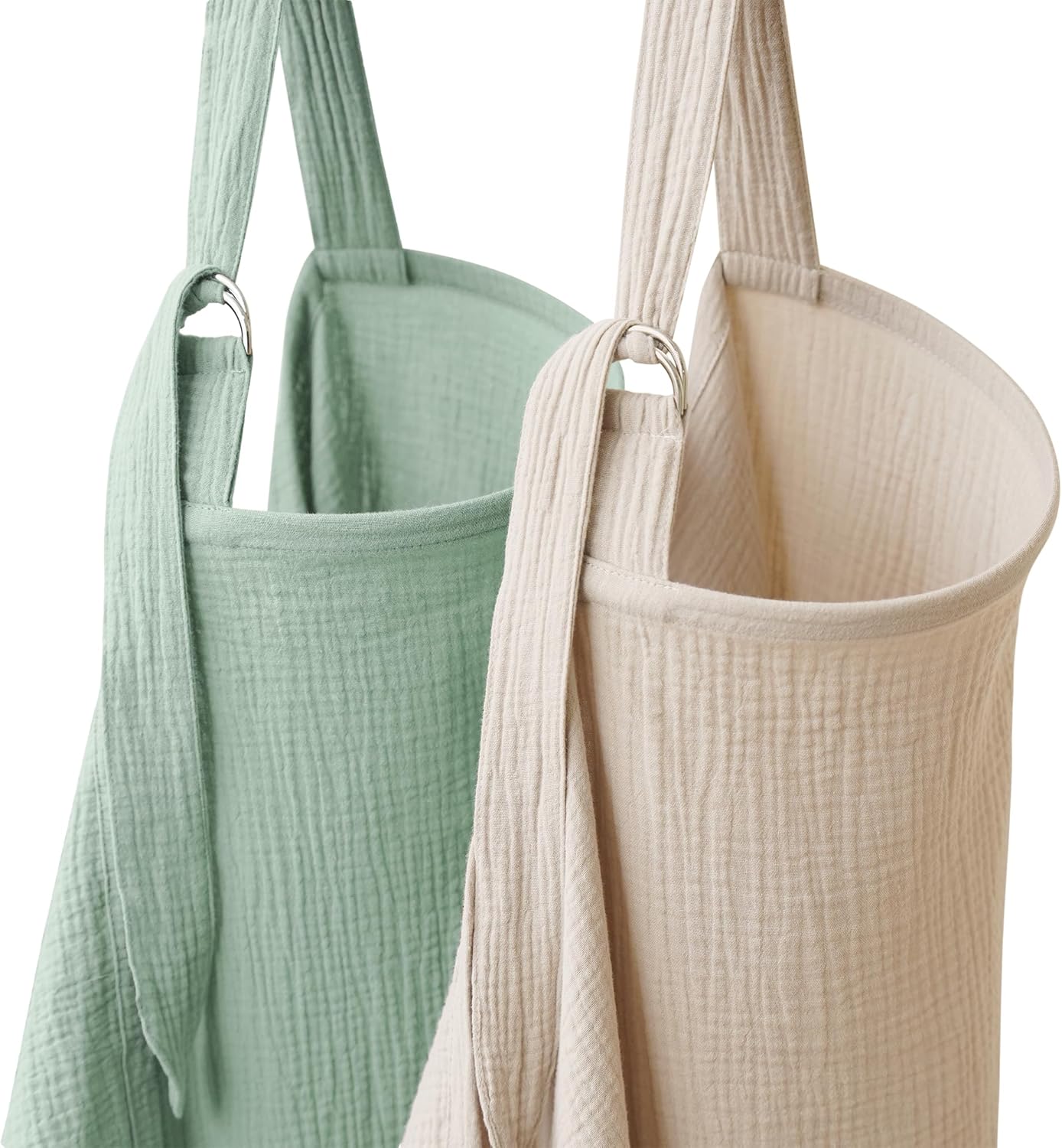 2 Pack Muslin Nursing Cover for Breastfeeding, Soft & Breathable 100% Cotton Breastfeeding Cover up