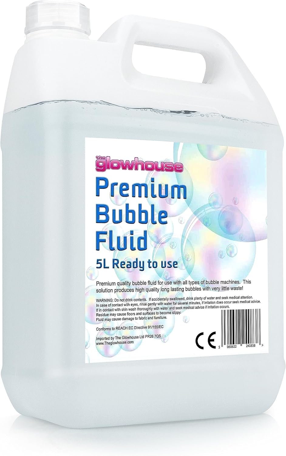 The Glowhouse 5L Premium Quality Bubble Fluid Kids Bubble Solution Bubble Machine