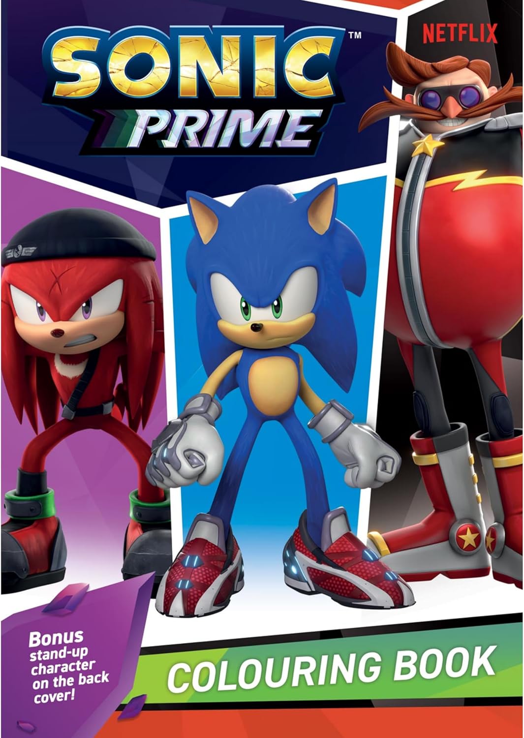 Sonic Prime Colouring Book with 16 Pages of Pictures to Colour-in for Kids Ages 3 Years and Up | Creative Gifts for Kids