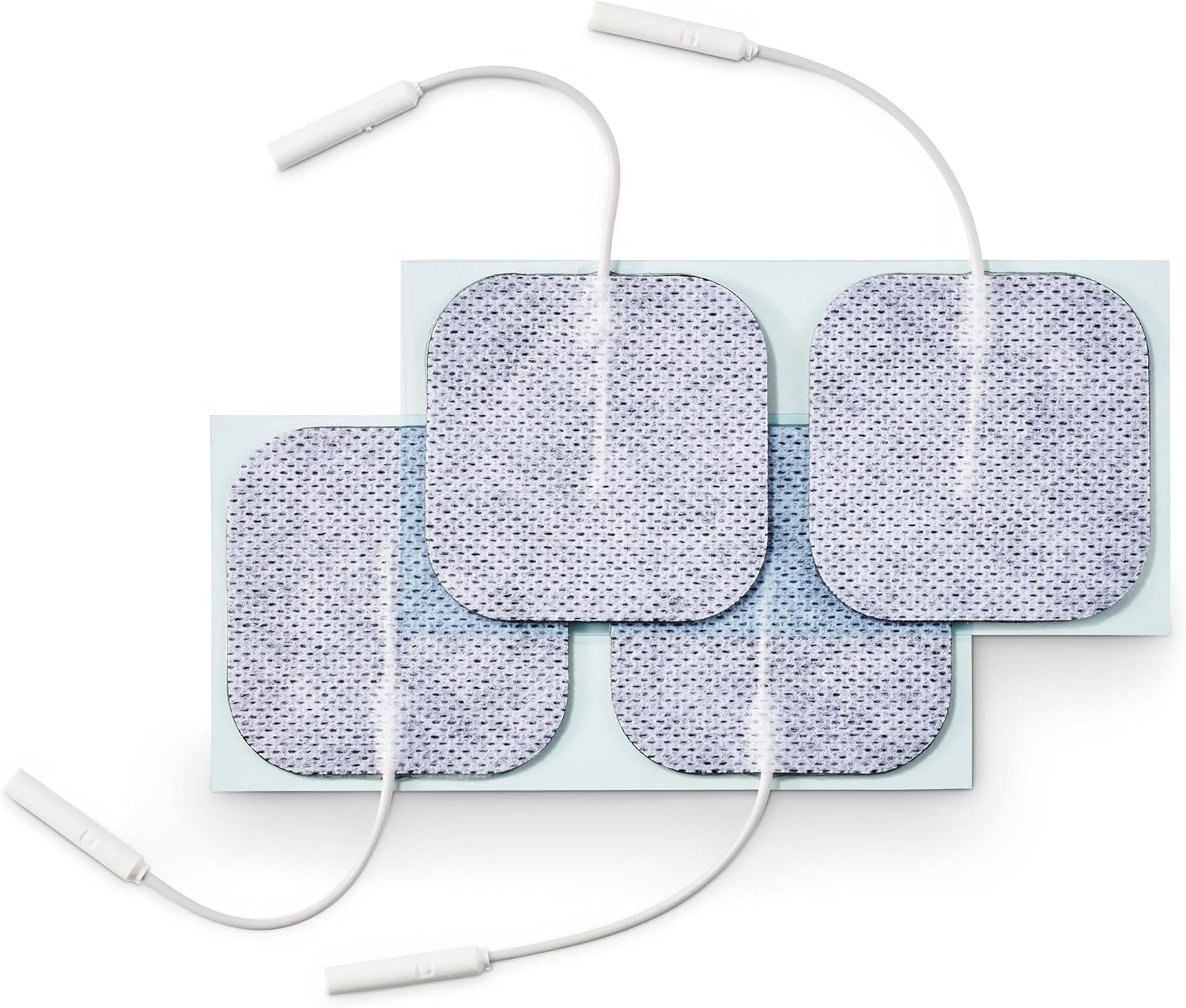Premium TENS/EMS Unit 40 Electrode Pads 2"x2" in. Reusable Self Stick Gel Carbon Electrodes