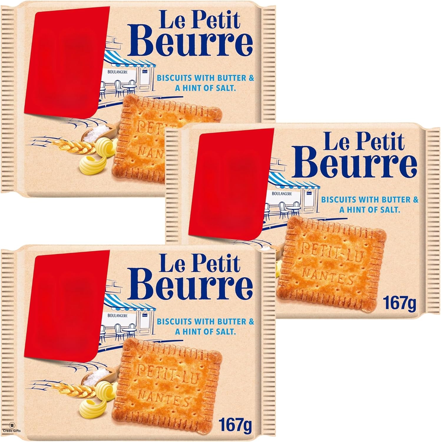 Biscuit Bundle With LU Petit Beurre Biscuits 167g (3 Pack)