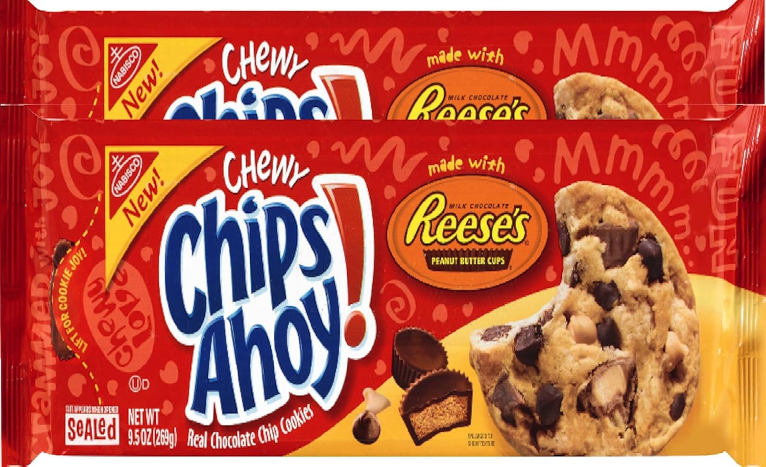 Chips Ahoy! Chips Ahoy Chewy Reeses Cookies 9.5 Ounce by Nabisco