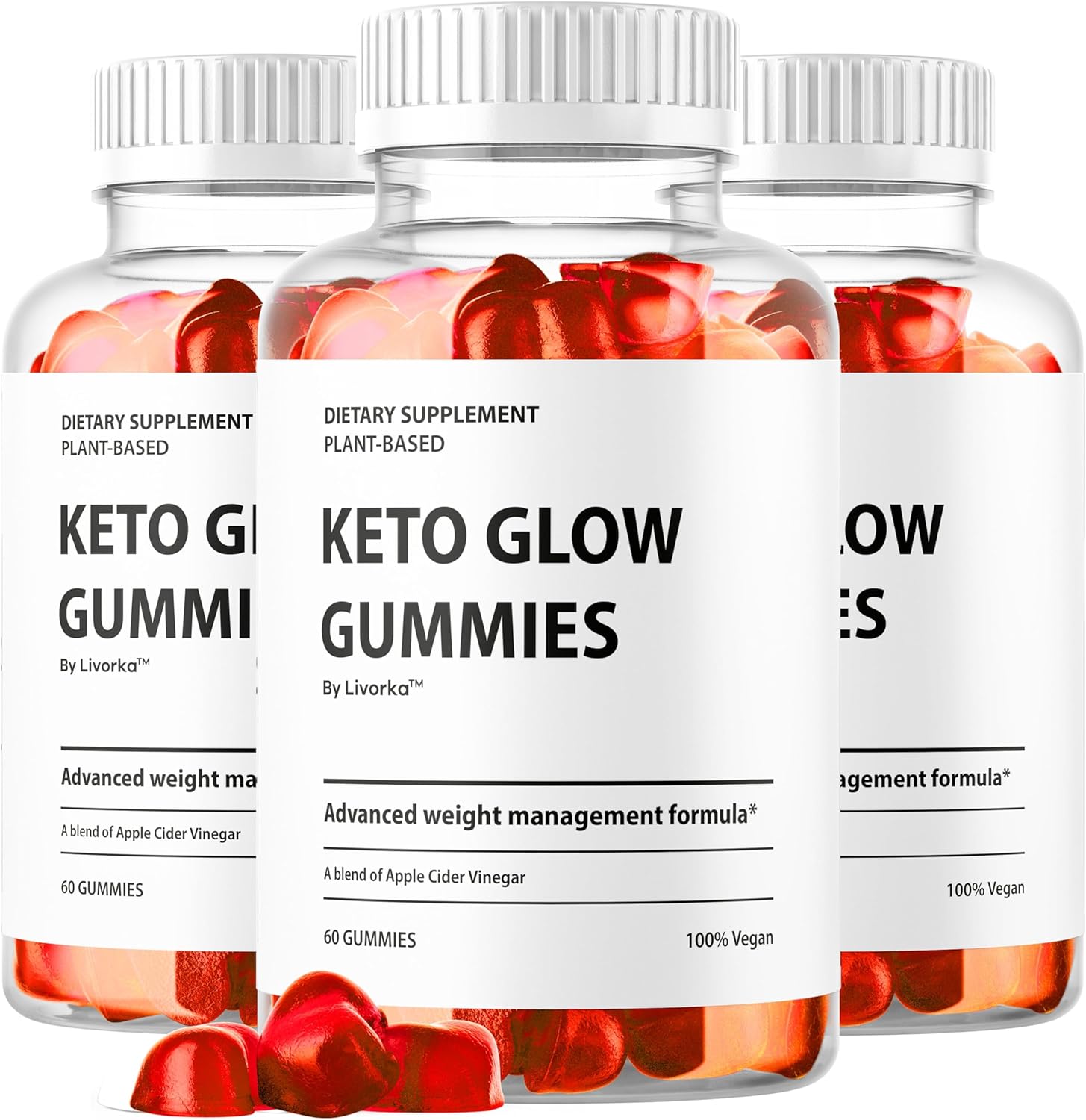 (3 Pack) Keto Glow Gummies - Official KetoGlow Keto ACV Gummies 1050MG, Ketoglow Gummys All Natural Premium Advanced Formula, Ketoglow Support Gummy Apple Cider Vinegar, 180 Gummies for 3 Months