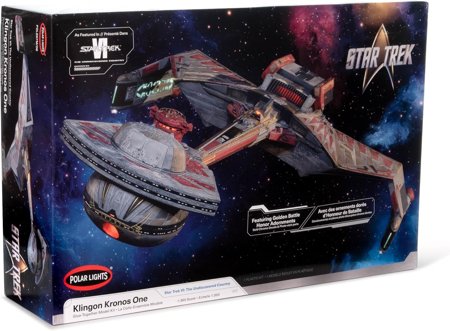 Polar Lights Star Trek 6: The Undiscovered Country Klingon Kronos One 1:350 Scale Model Kit