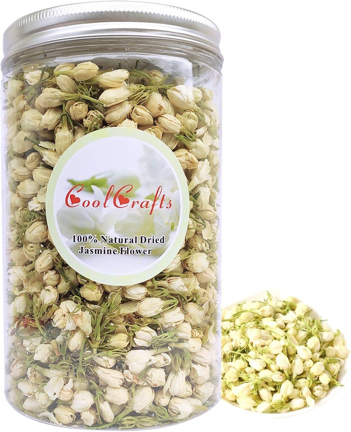 Dried Jasmine Flowers Culinary Jasmine Buds Dried Flowers for Tea, Baking, Crafting - 2 OZ