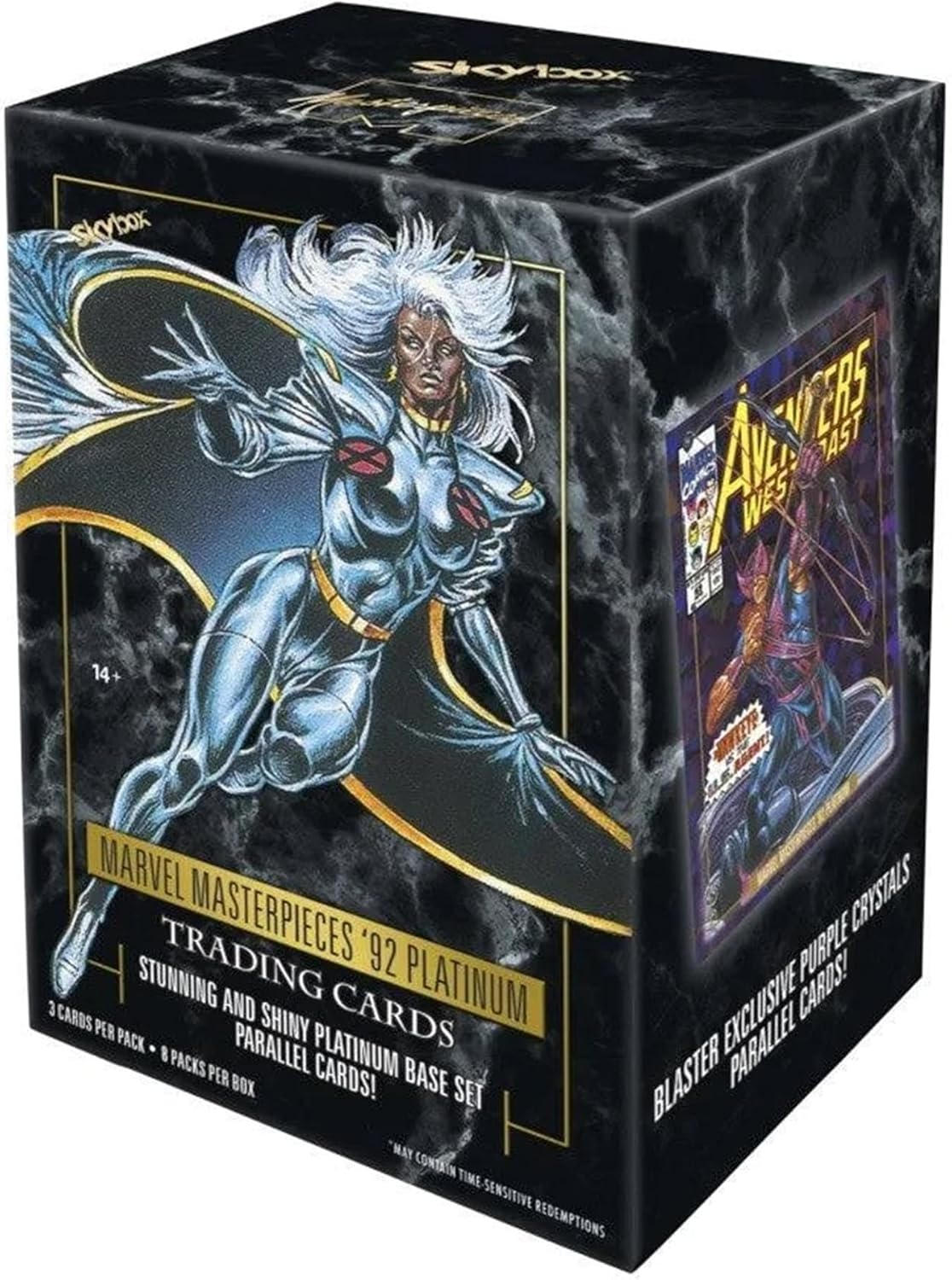 Upper Deck 2024 Marvel Masterpieces '92 Platinum Blaster Box - 24 Count Collectible-Card Box Blaster