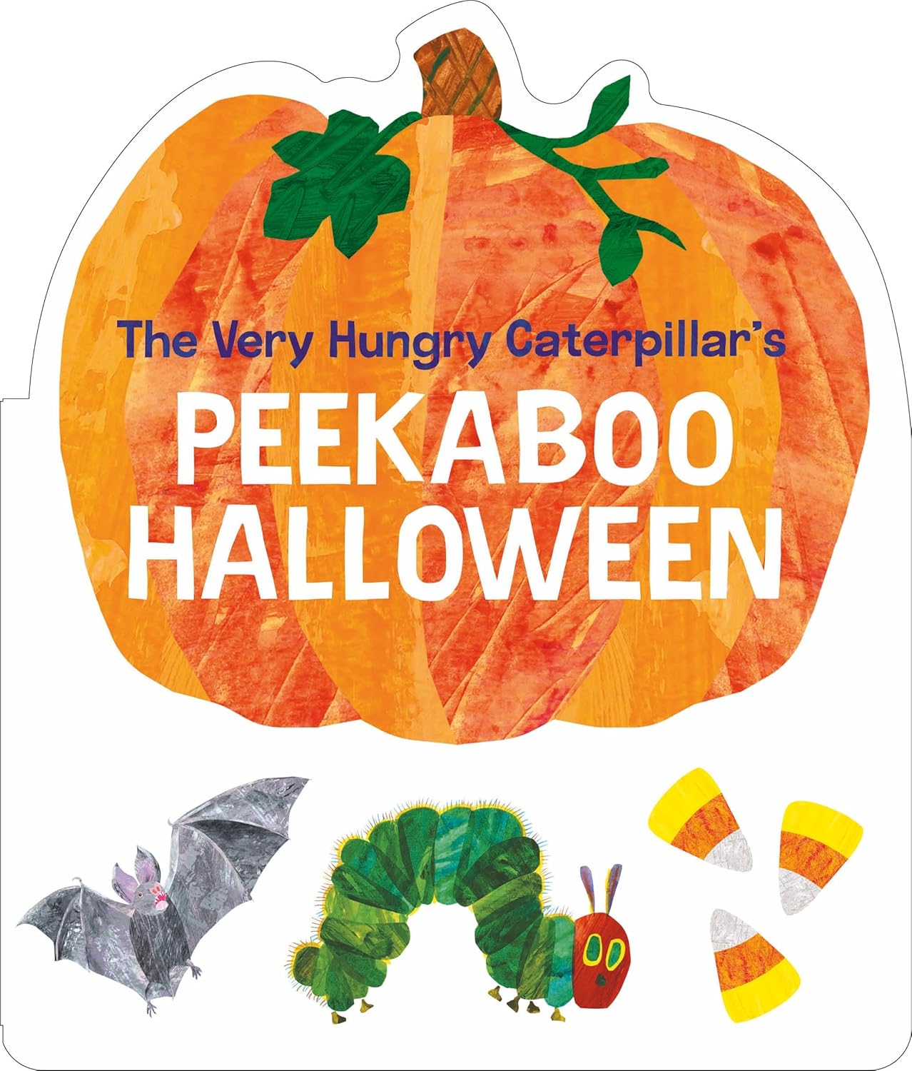 The Very Hungry Caterpillar's Peekaboo Halloween: A pumpkin-shaped board book