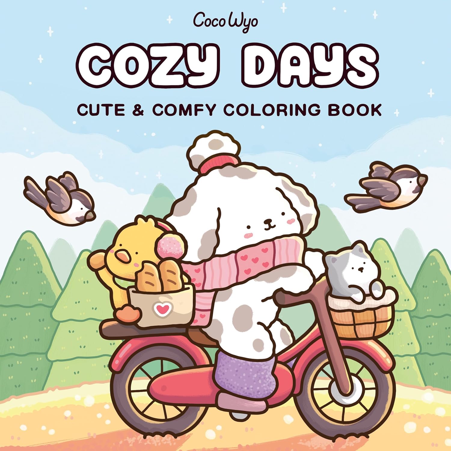 Cozy Days: Coloring Book for Adults and Kids (Cozy Spaces Coloring)