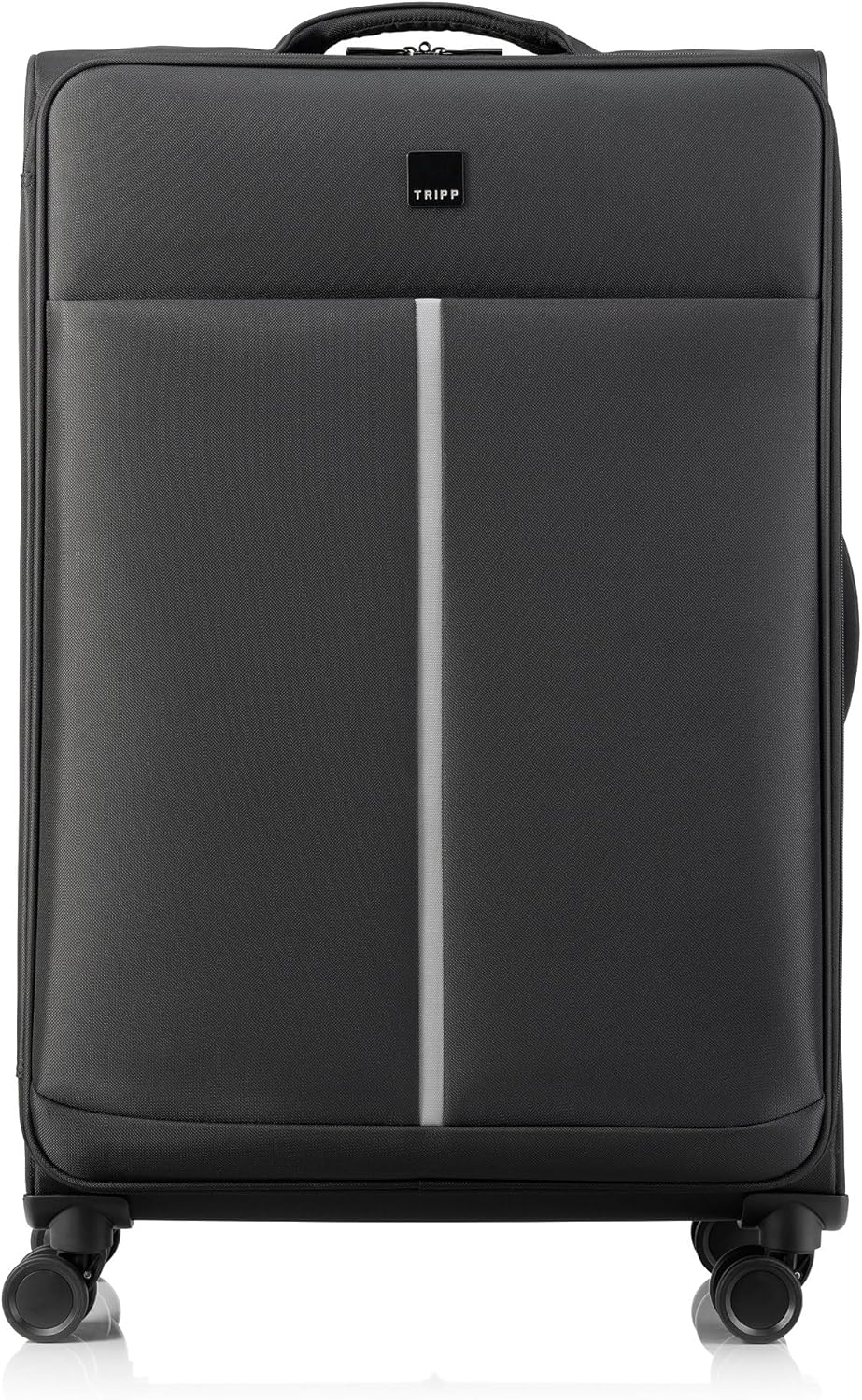 TRIPP Voyage Black Large Expandable Suitcase