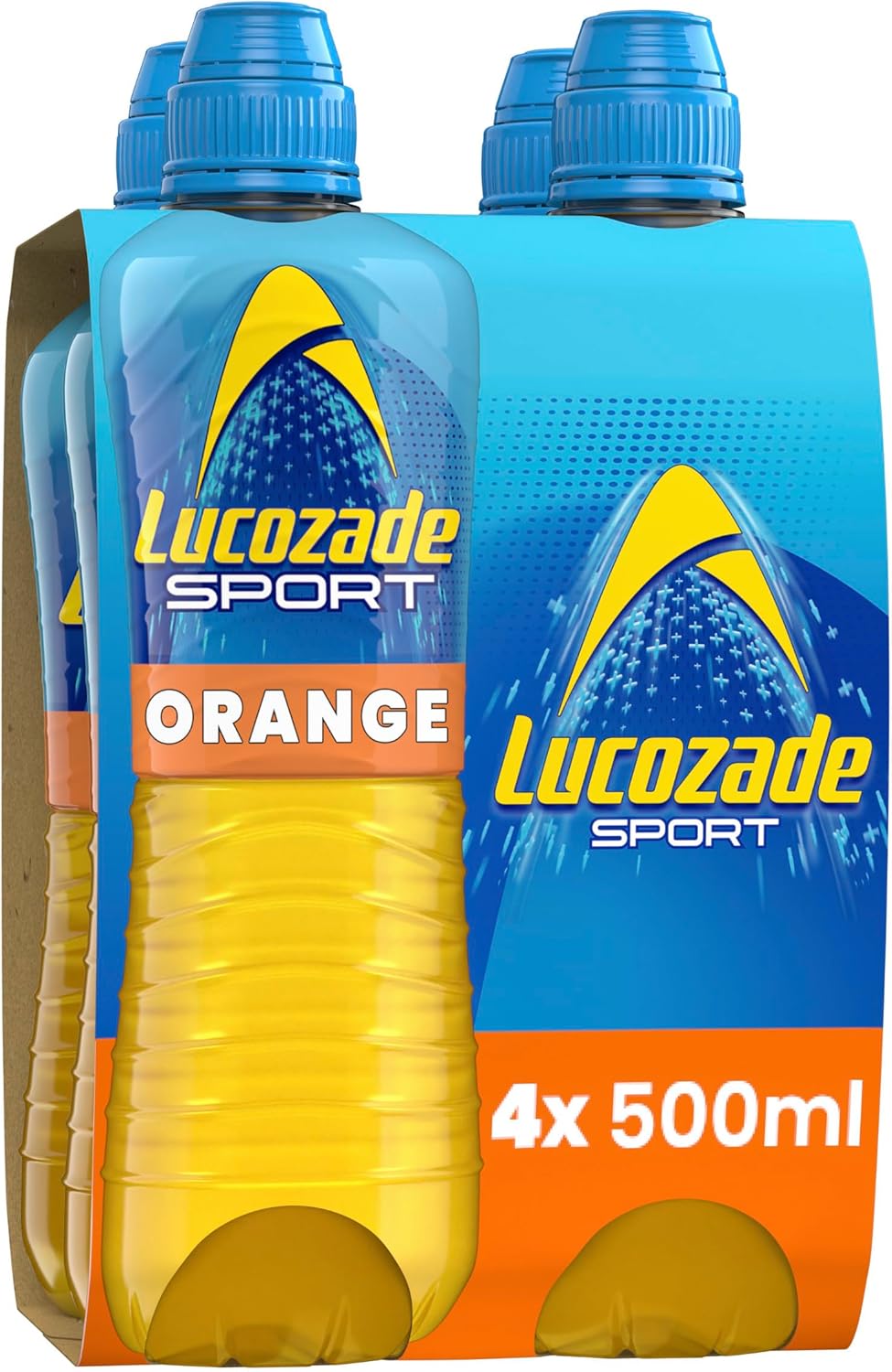 Lucozade Sport Body Fuel - Orange 4x500ml | Isotonic sports drink, with Electrolytes and Vitamin B3 | Still | Bursting with Flavour (Packaging may vary)