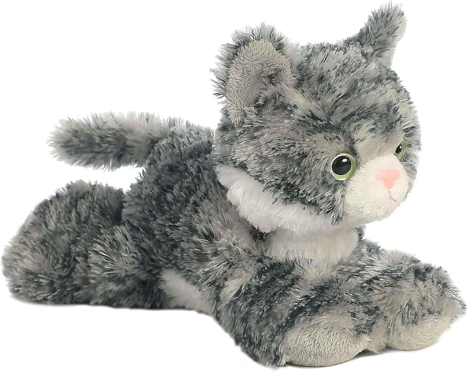 Aurora® Adorable Mini Flopsie™ Lily™ Stuffed Animal - Playful Ease - Timeless Companions - Gray 8 Inches