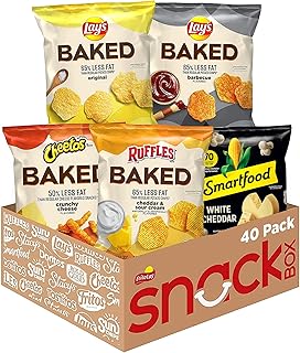 Frito Lay Baked & Popped Mix Variety Pack, (Pack of 40)