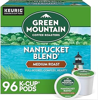 Green Mountain Coffee Roasters Nantucket Blend Keurig Single-Serve K-Cup Pods, Medium Roast Coffee, 96 Count