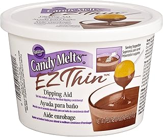 Wilton EZ Thin Dipping Aid for Candy Melts Candy, 6 oz. (packaging may vary)