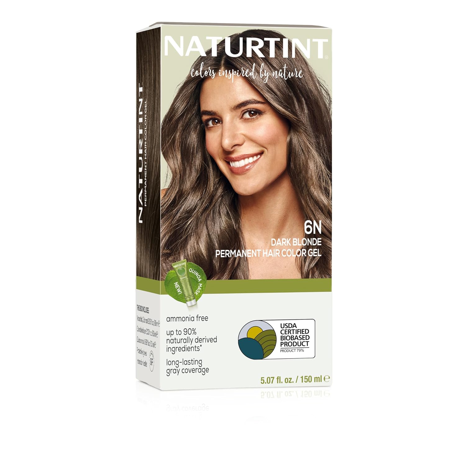 Naturtint Permanent Hair Colour, 6N Dark Blond, Dark Blond