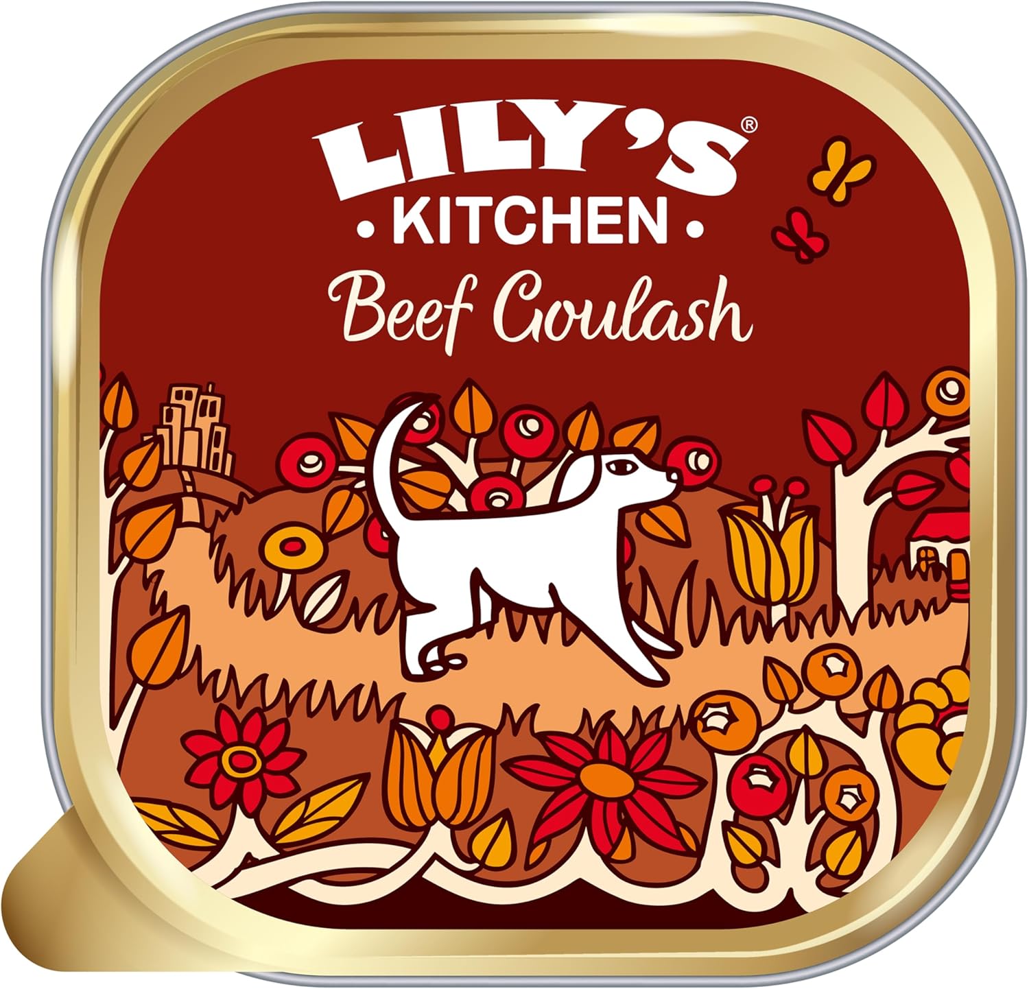 Lily's Kitchen Made with Natural Ingredients Beef Goulash Adult Wet Dog Food 10 x 150g