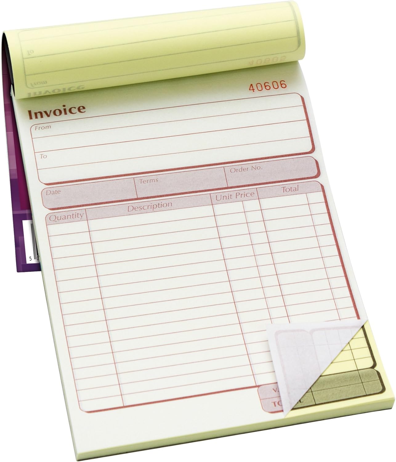 Pukka Pad, Duplicate Invoice Book 203 x 137mm Pack of 5