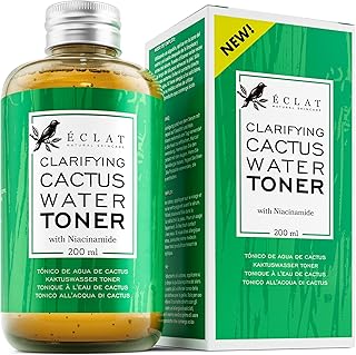 Niacinamide Toner for Face - Clarifying Anti Aging Pore Minimizing Facial Toner with Salicylic Acid, Hyaluronic Acid, Aloe Vera, Brightening & Moisturizing Alcohol Free Toner, Sensitive Skin, Organic