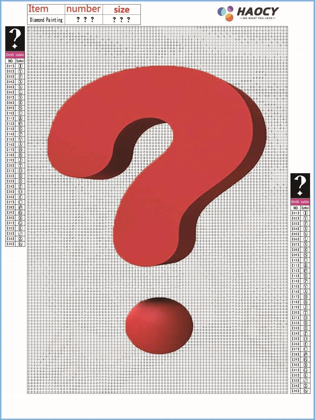 Haocy Mystery Diamond Painting Kit, Random Diamond Art Kit for Adults, 5D Paint with Diamond Full Drill for Gift, Wall Dcor